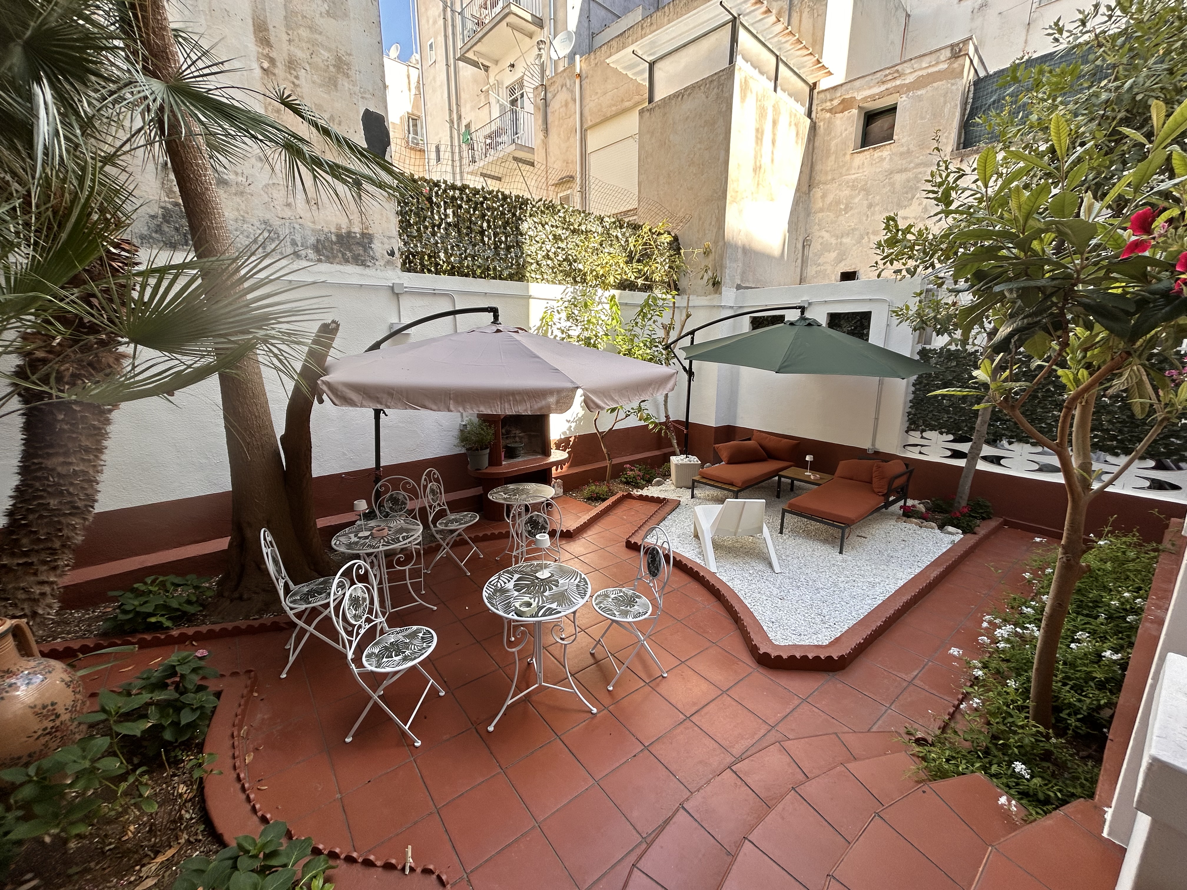 Giardino privato Lungomare Rooms Bari